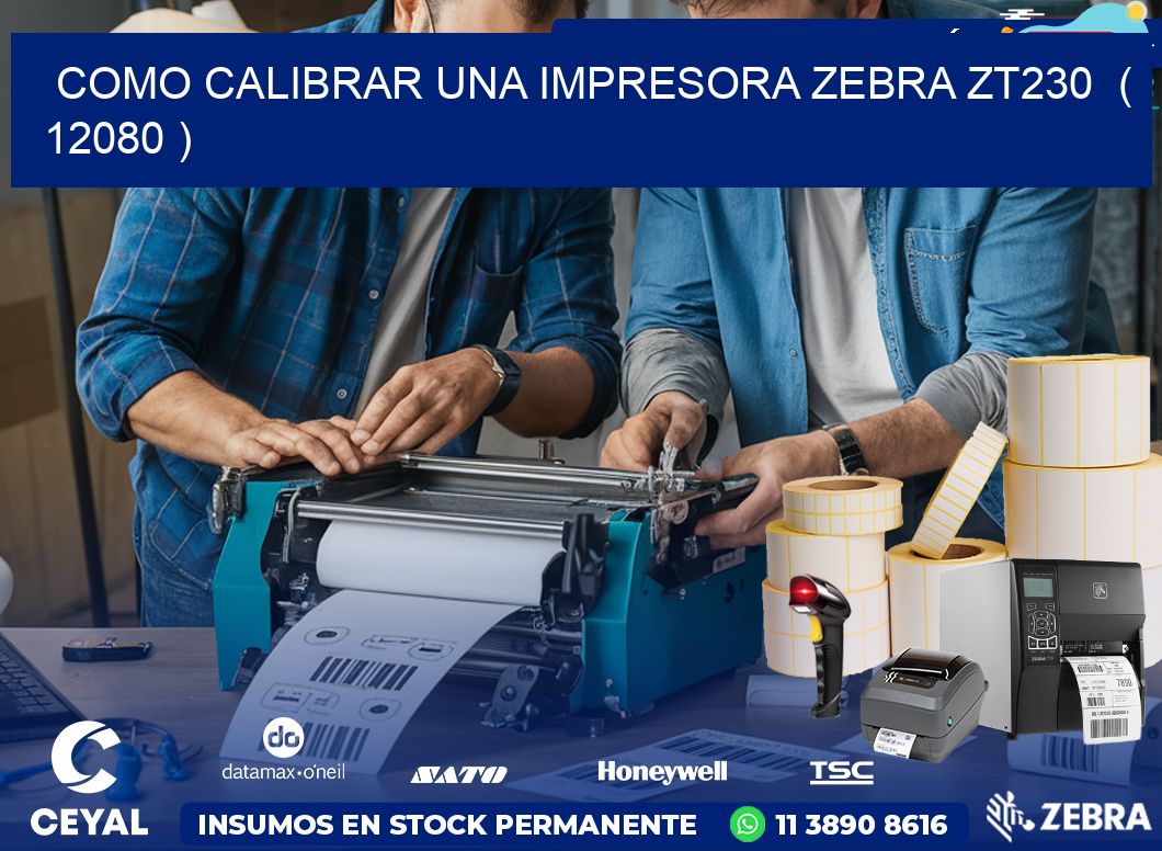 como calibrar una impresora zebra zt230  ( 12080 )