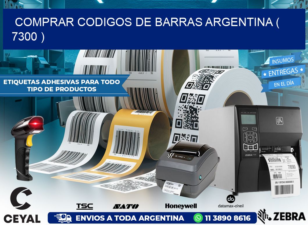 comprar codigos de barras argentina ( 7300 )