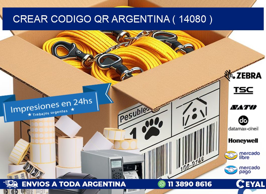 crear codigo qr argentina ( 14080 )