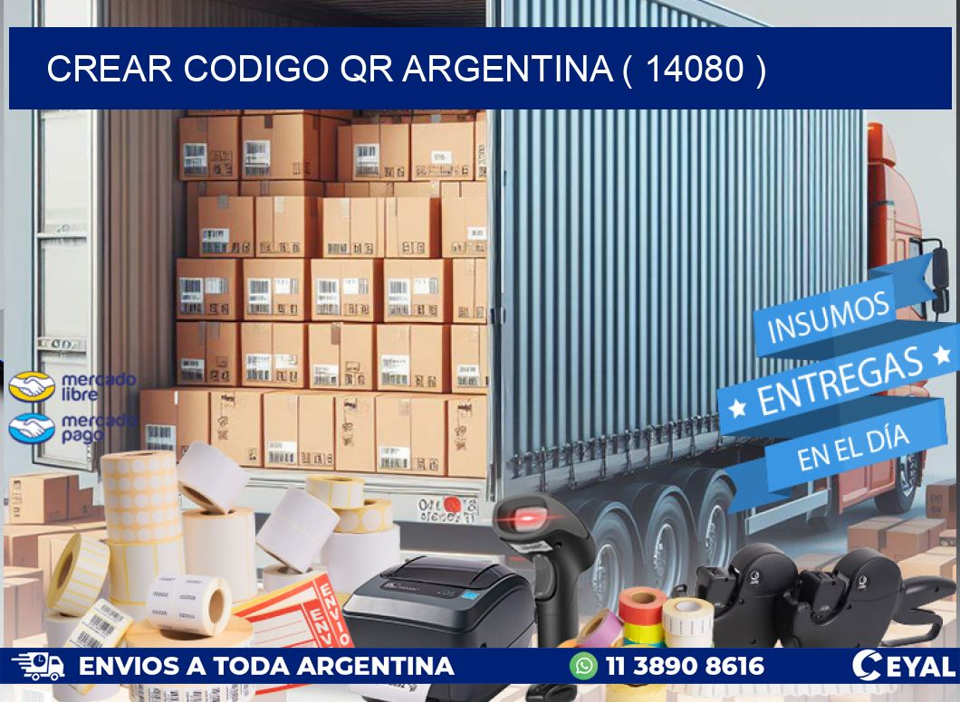 crear codigo qr argentina ( 14080 )