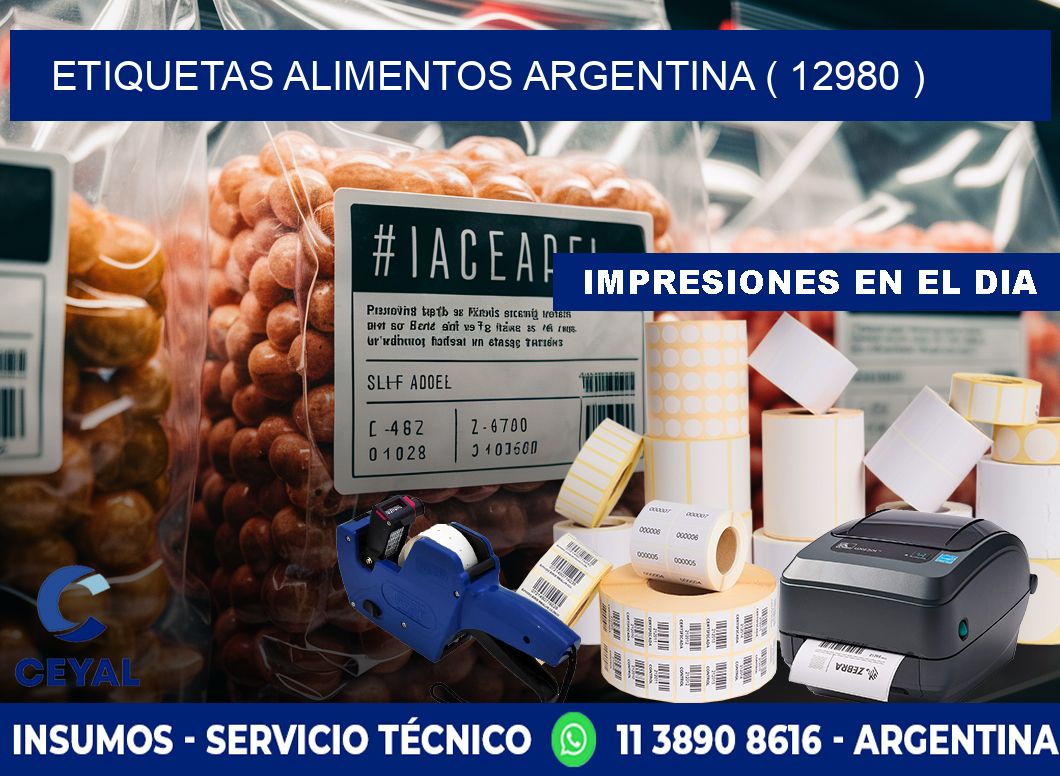 etiquetas alimentos argentina ( 12980 )