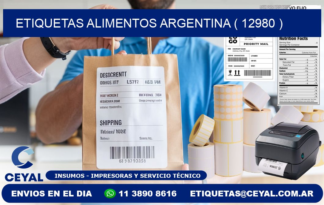 etiquetas alimentos argentina ( 12980 )