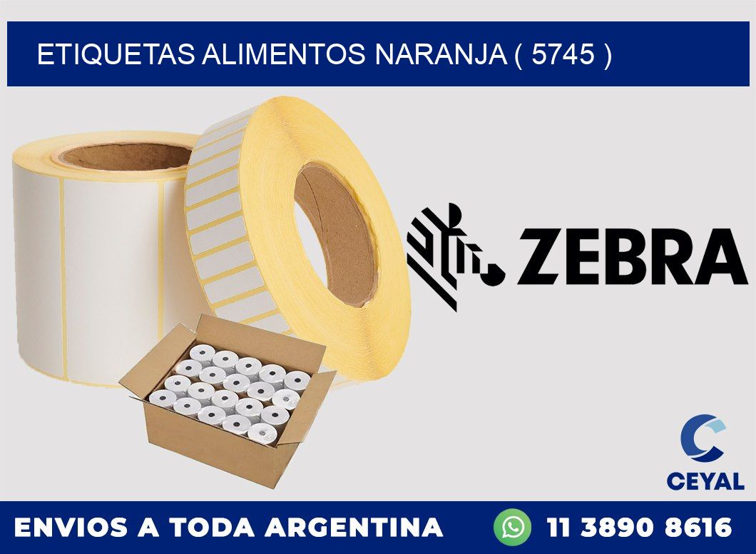 etiquetas alimentos naranja ( 5745 )