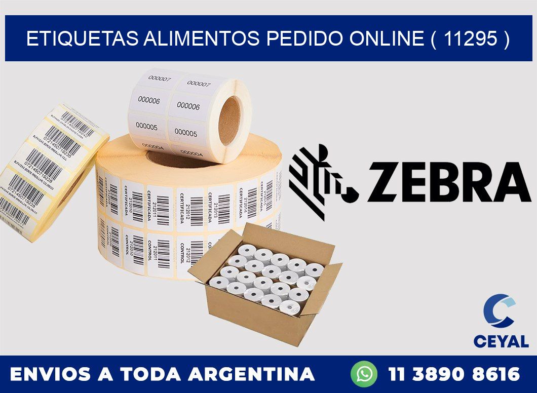 etiquetas alimentos pedido online ( 11295 )