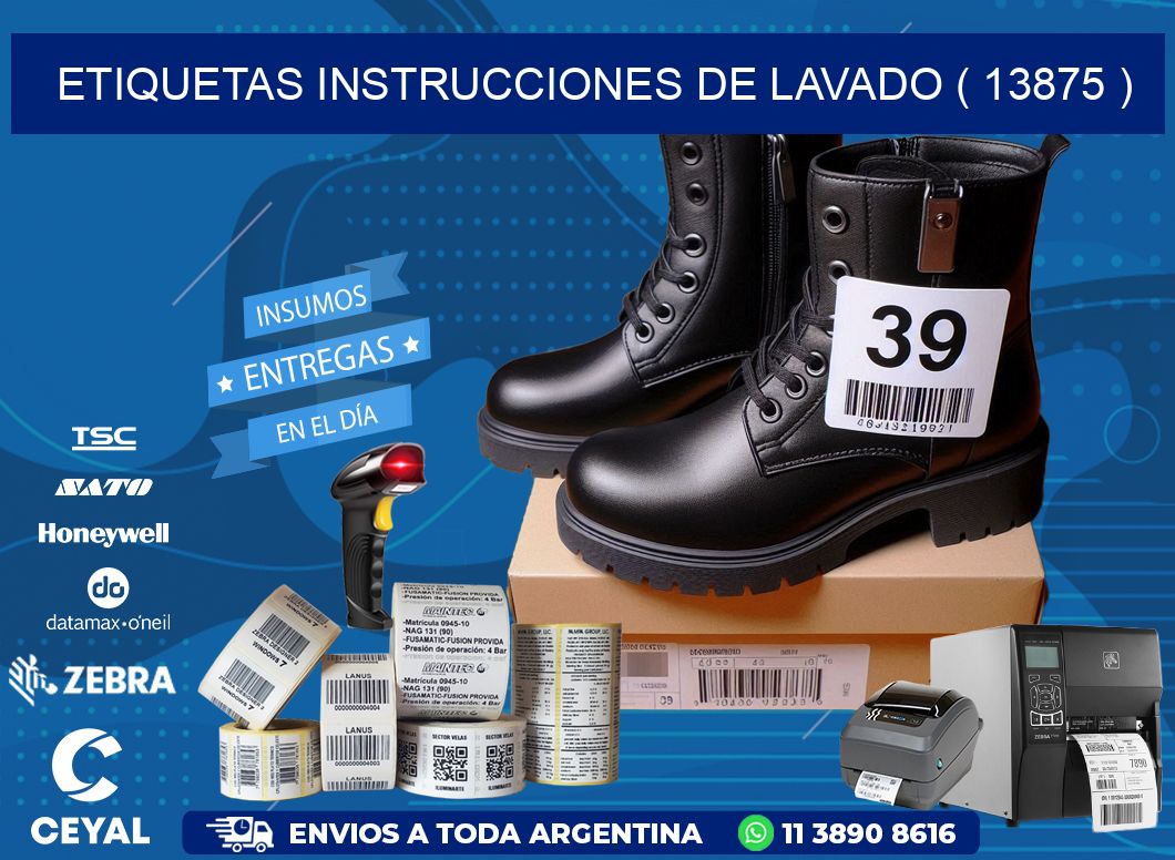 etiquetas instrucciones de lavado ( 13875 )