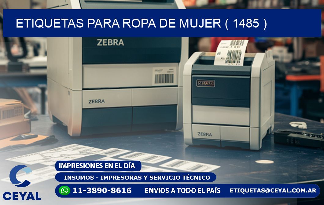 etiquetas para ropa de mujer ( 1485 )