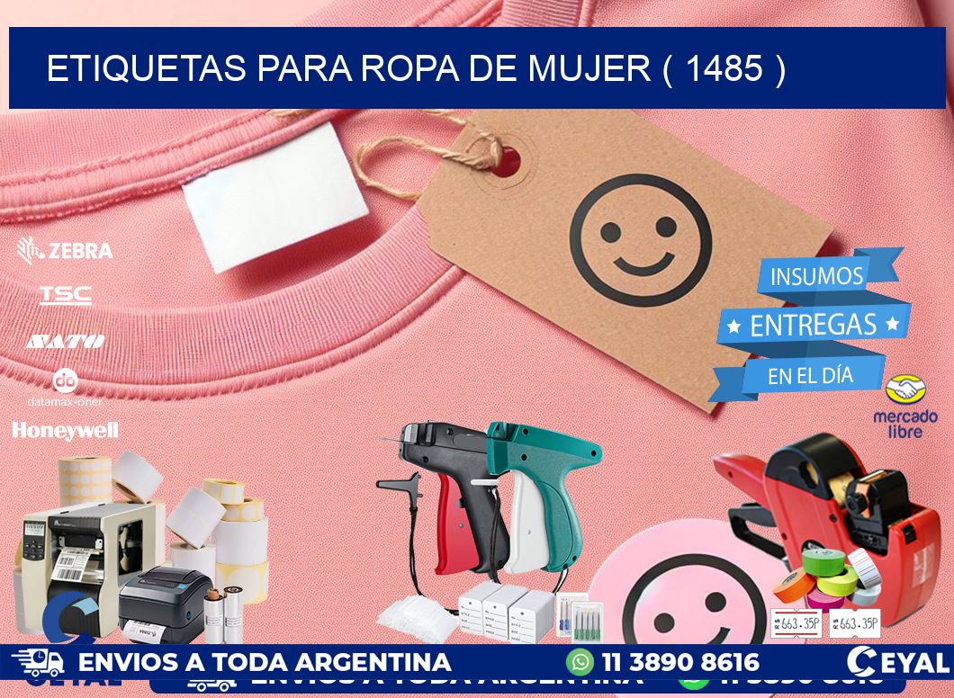 etiquetas para ropa de mujer ( 1485 )