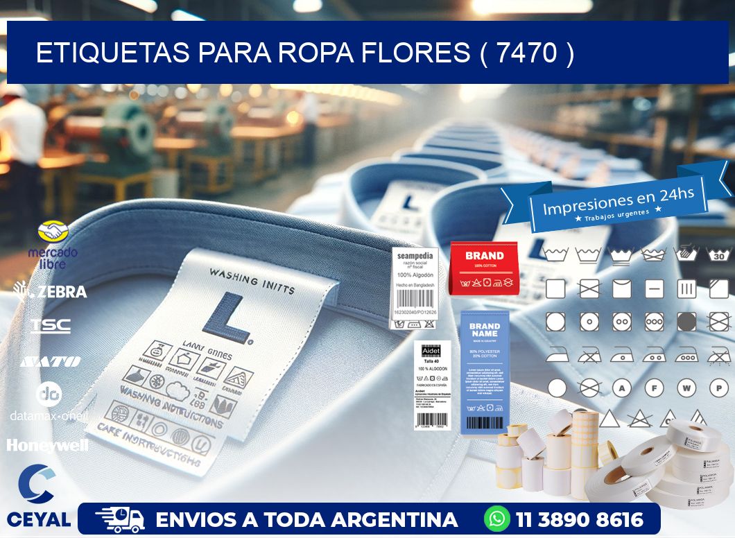 etiquetas para ropa flores ( 7470 )