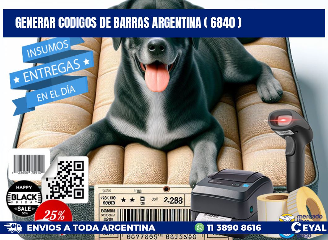 generar codigos de barras argentina ( 6840 )