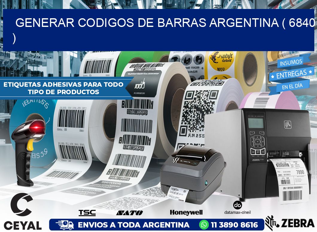 generar codigos de barras argentina ( 6840 )