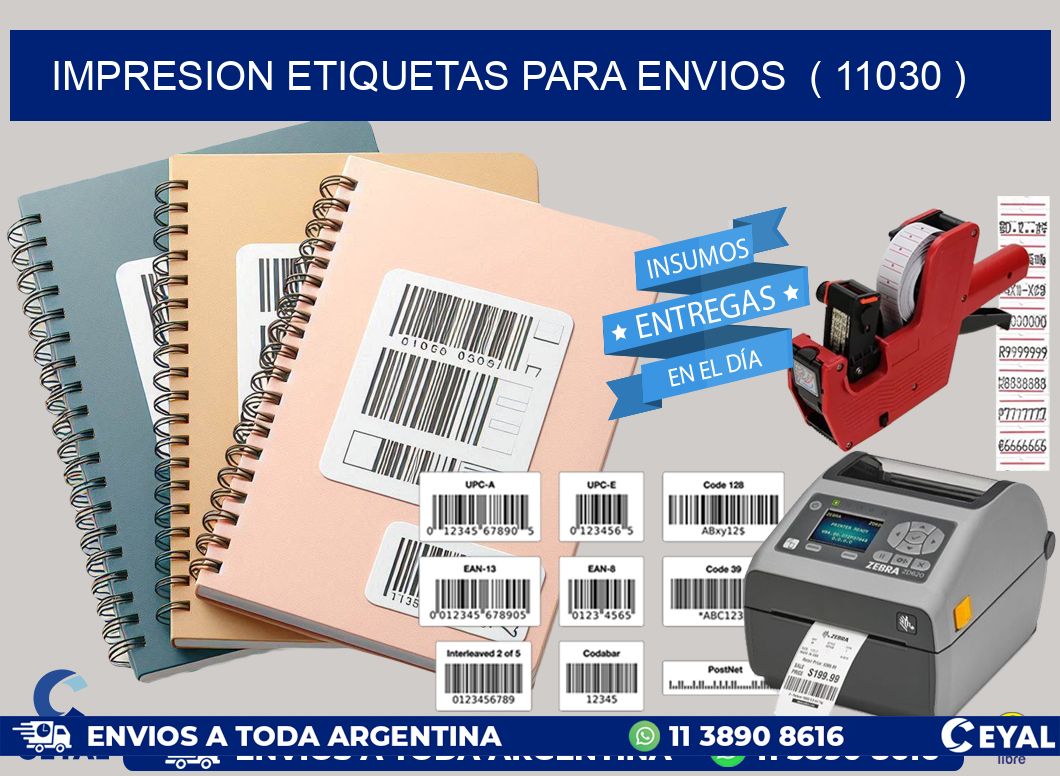 impresion etiquetas para envios ( 11030 )
