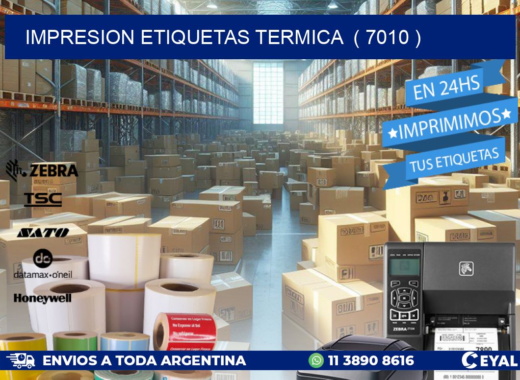 impresion etiquetas termica ( 7010 )