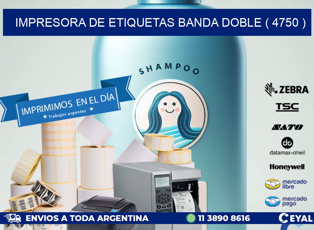 impresora de etiquetas banda doble ( 4750 )