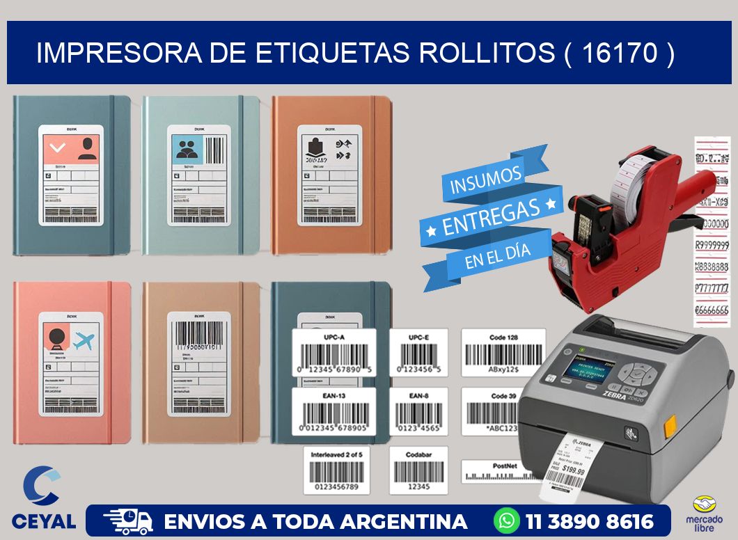 impresora de etiquetas rollitos ( 16170 )