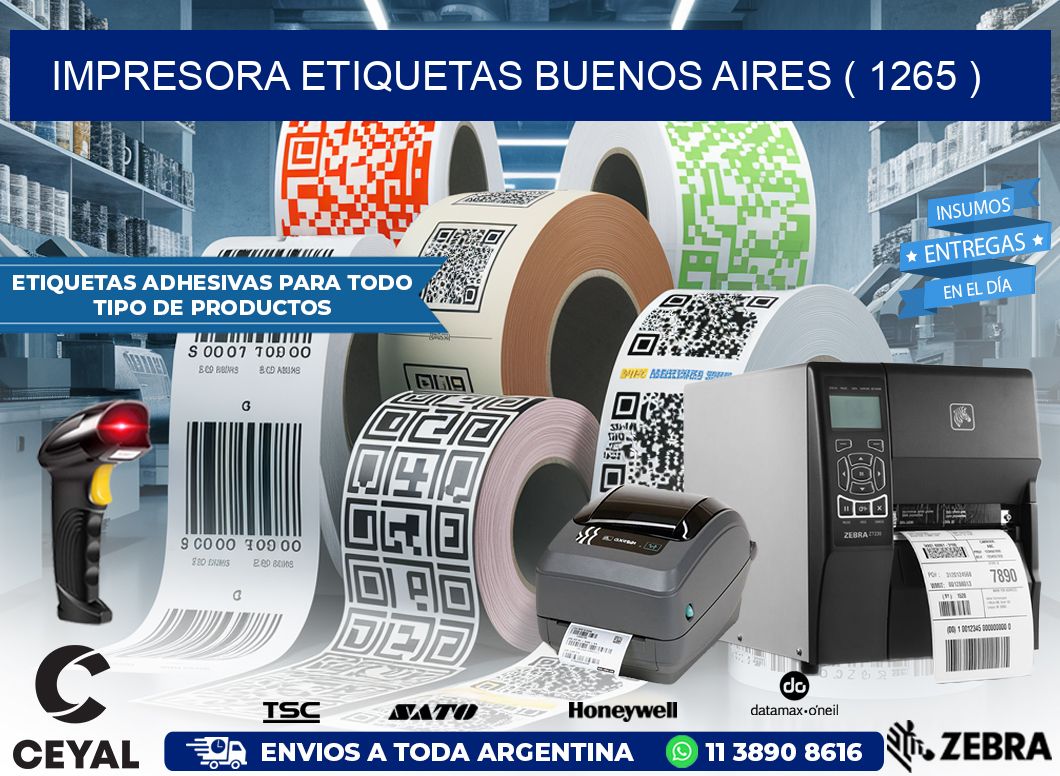 impresora etiquetas buenos aires ( 1265 )