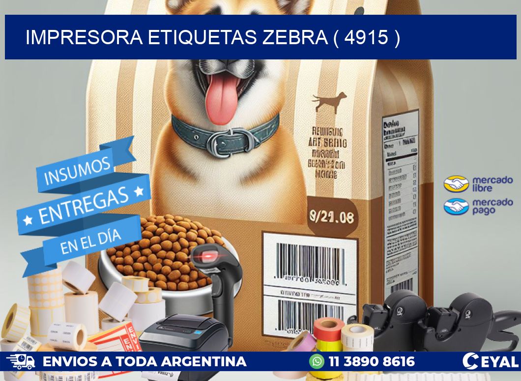 impresora etiquetas zebra ( 4915 )