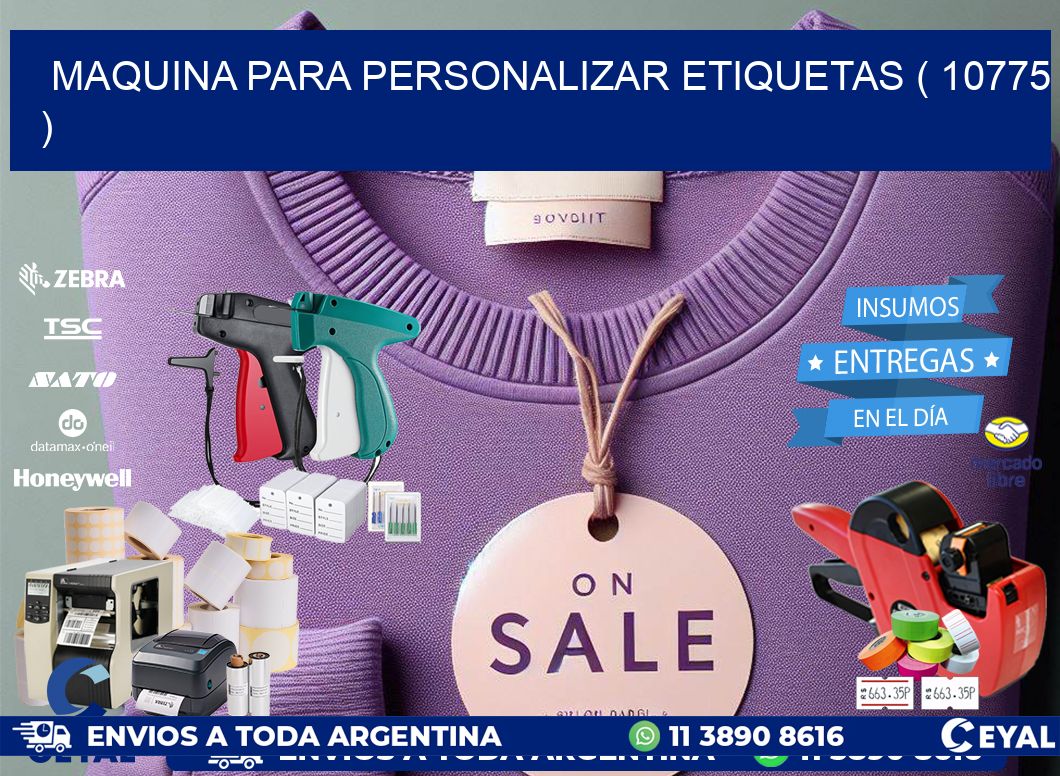 maquina para personalizar etiquetas ( 10775 )