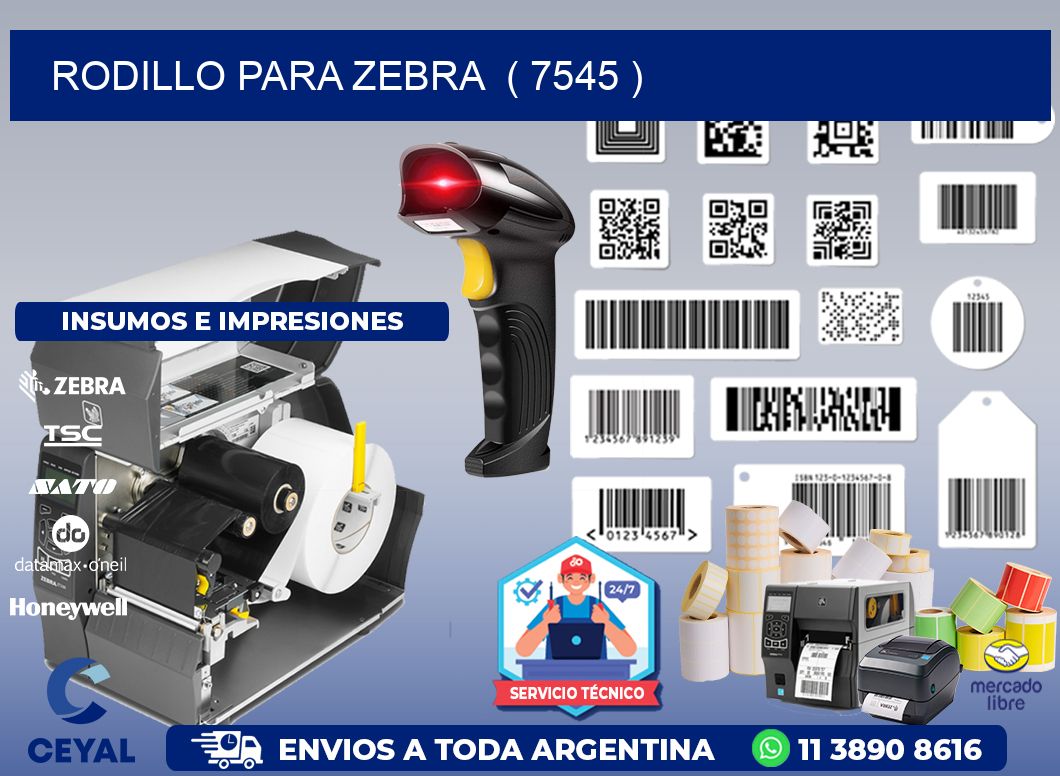 rodillo para zebra  ( 7545 )