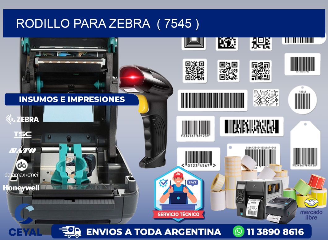 rodillo para zebra  ( 7545 )