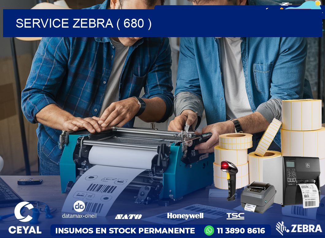 service zebra ( 680 )