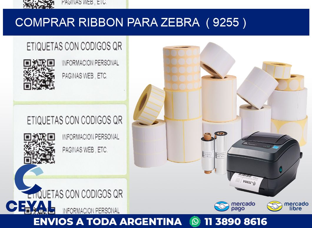 COMPRAR RIBBON PARA ZEBRA  ( 9255 )
