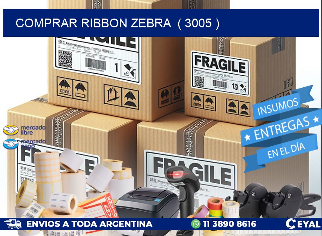 COMPRAR RIBBON ZEBRA ( 3005 )