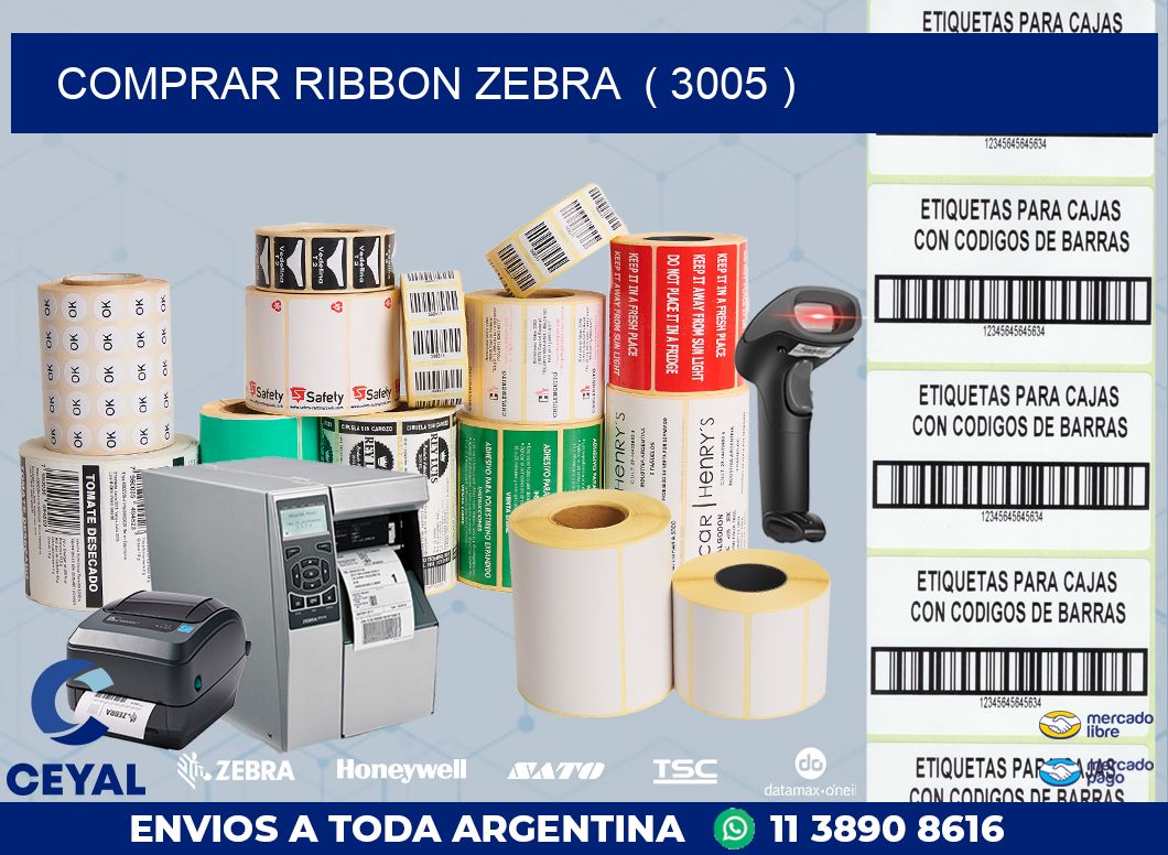 COMPRAR RIBBON ZEBRA ( 3005 )