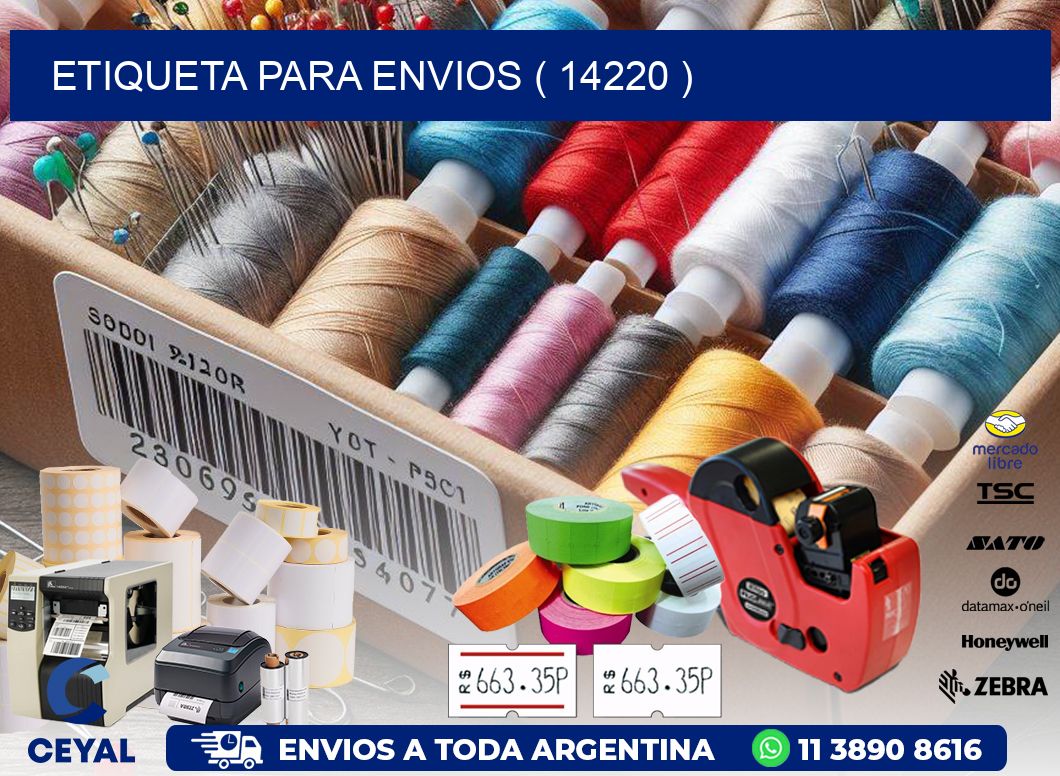 ETIQUETA PARA ENVIOS ( 14220 )