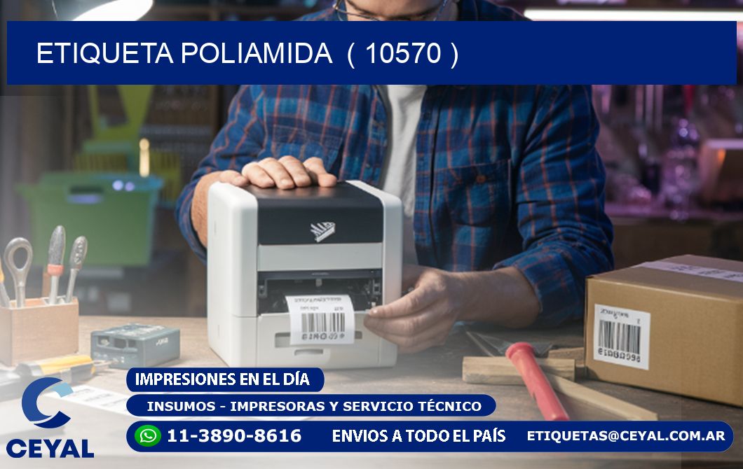 ETIQUETA POLIAMIDA ( 10570 )