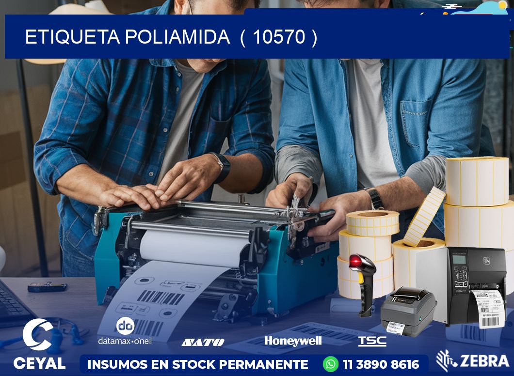ETIQUETA POLIAMIDA ( 10570 )