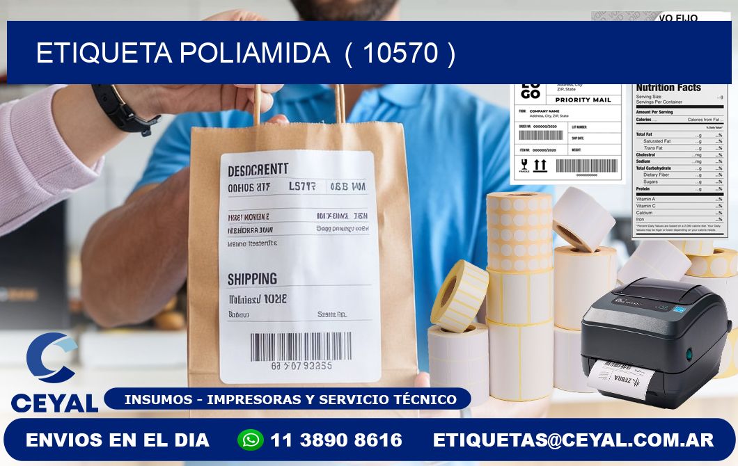 ETIQUETA POLIAMIDA ( 10570 )