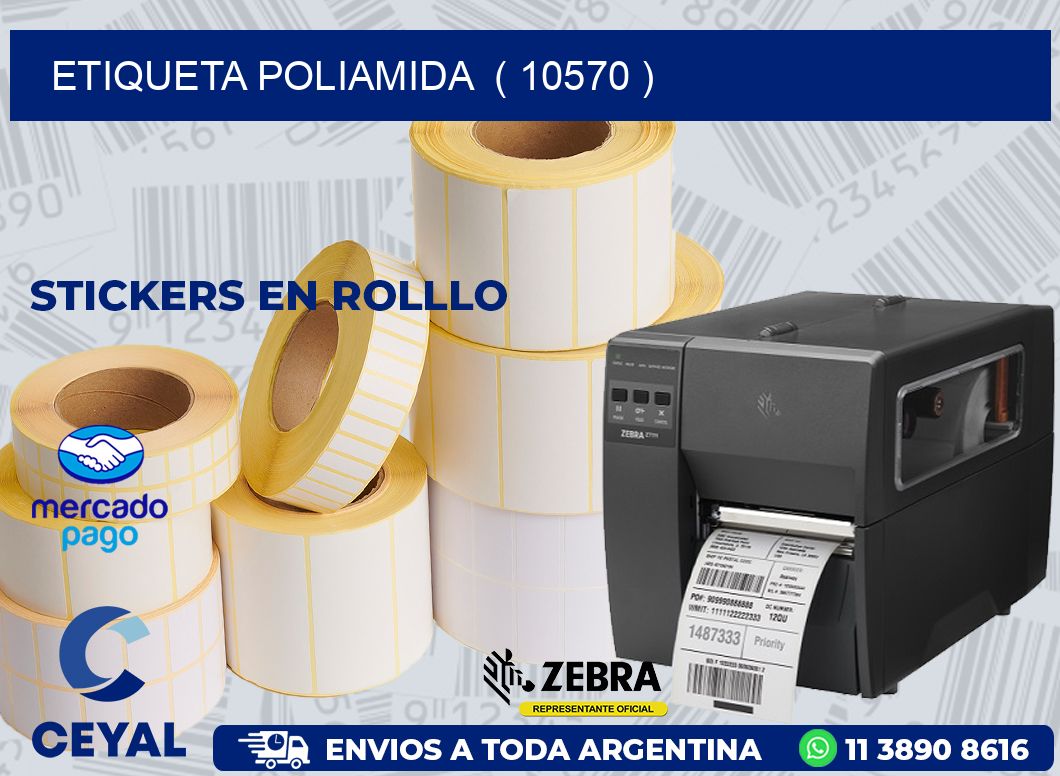 ETIQUETA POLIAMIDA ( 10570 )