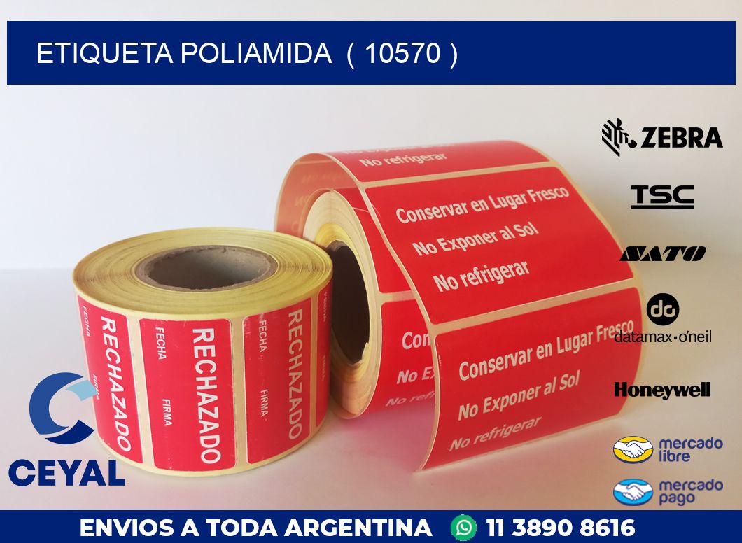 ETIQUETA POLIAMIDA  ( 10570 )