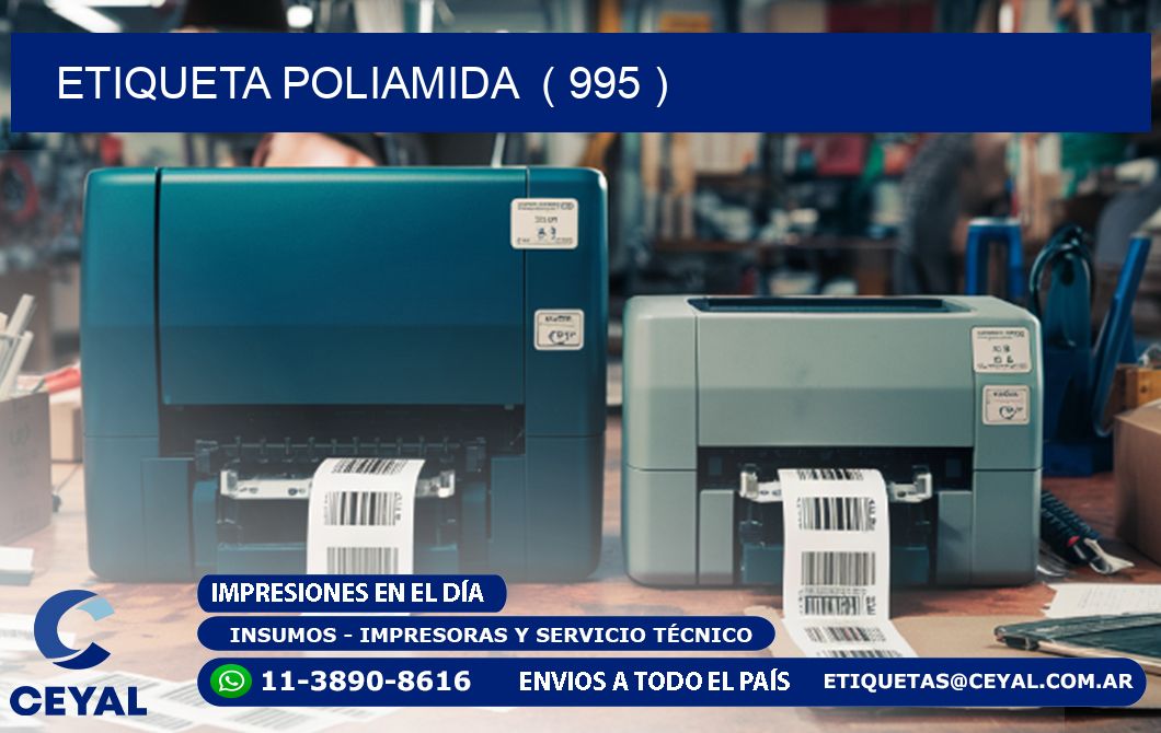 ETIQUETA POLIAMIDA ( 995 )