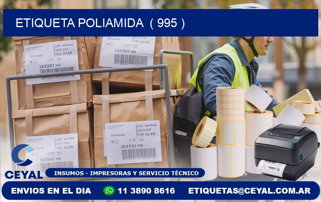 ETIQUETA POLIAMIDA ( 995 )
