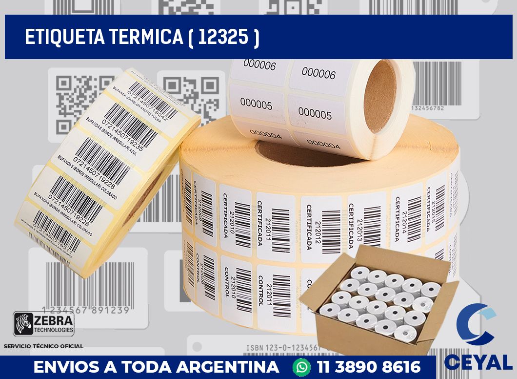 ETIQUETA TERMICA ( 12325 )