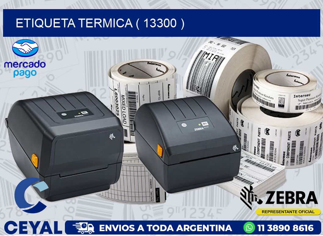 ETIQUETA TERMICA ( 13300 )
