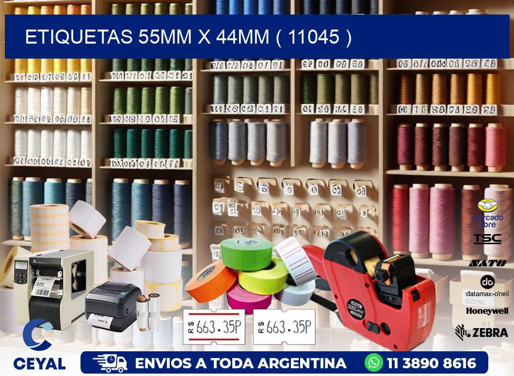 ETIQUETAS 55MM X 44MM ( 11045 )