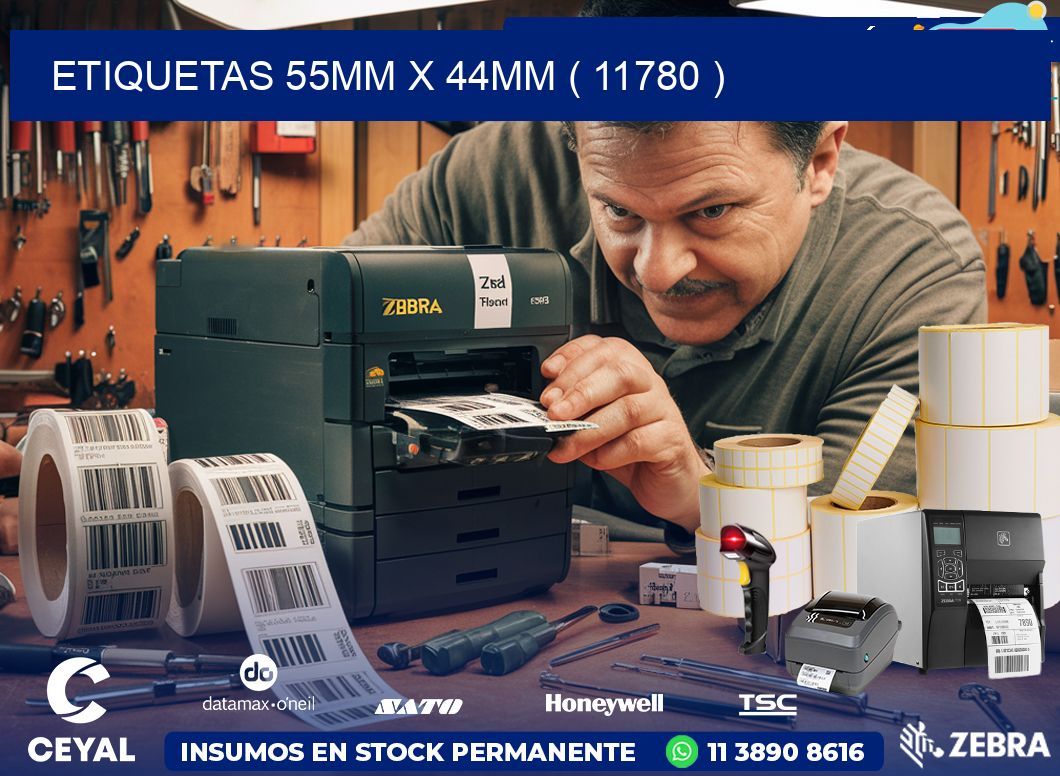 ETIQUETAS 55MM X 44MM ( 11780 )