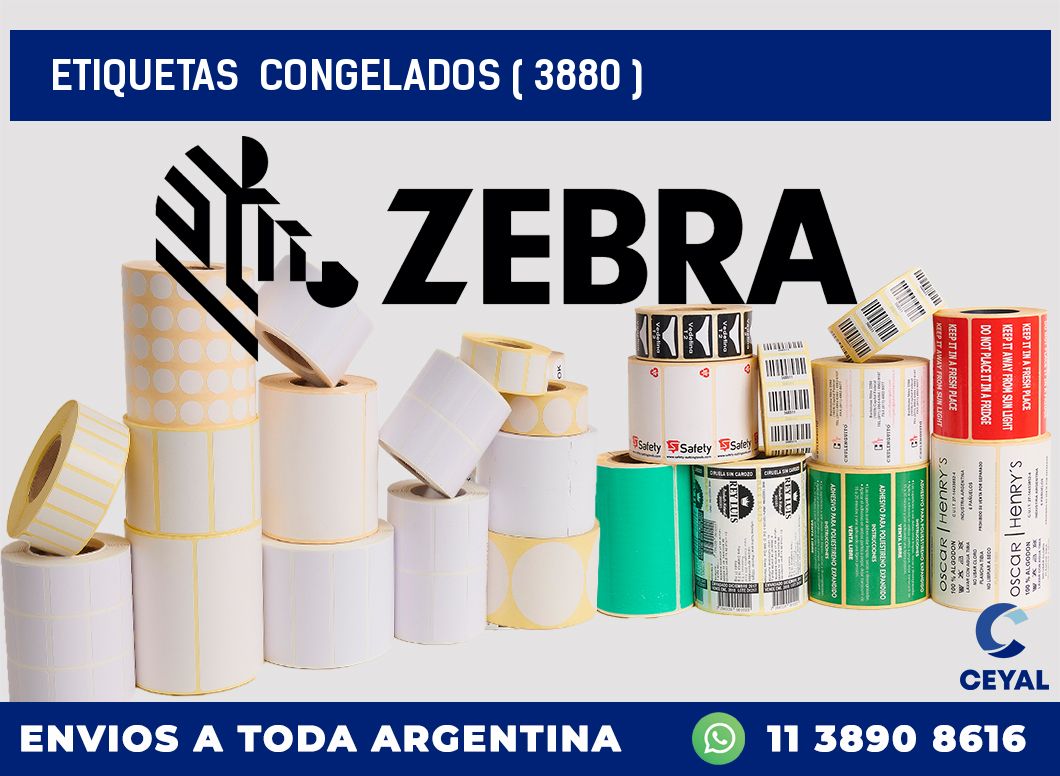 ETIQUETAS CONGELADOS ( 3880 )