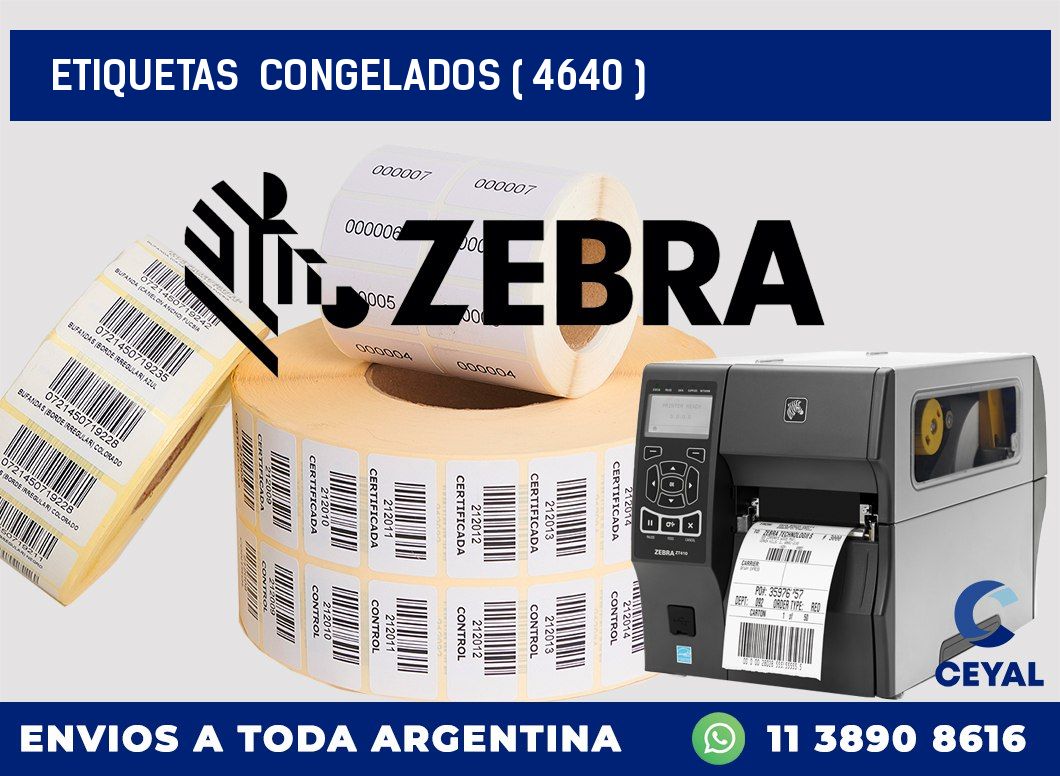 ETIQUETAS CONGELADOS ( 4640 )
