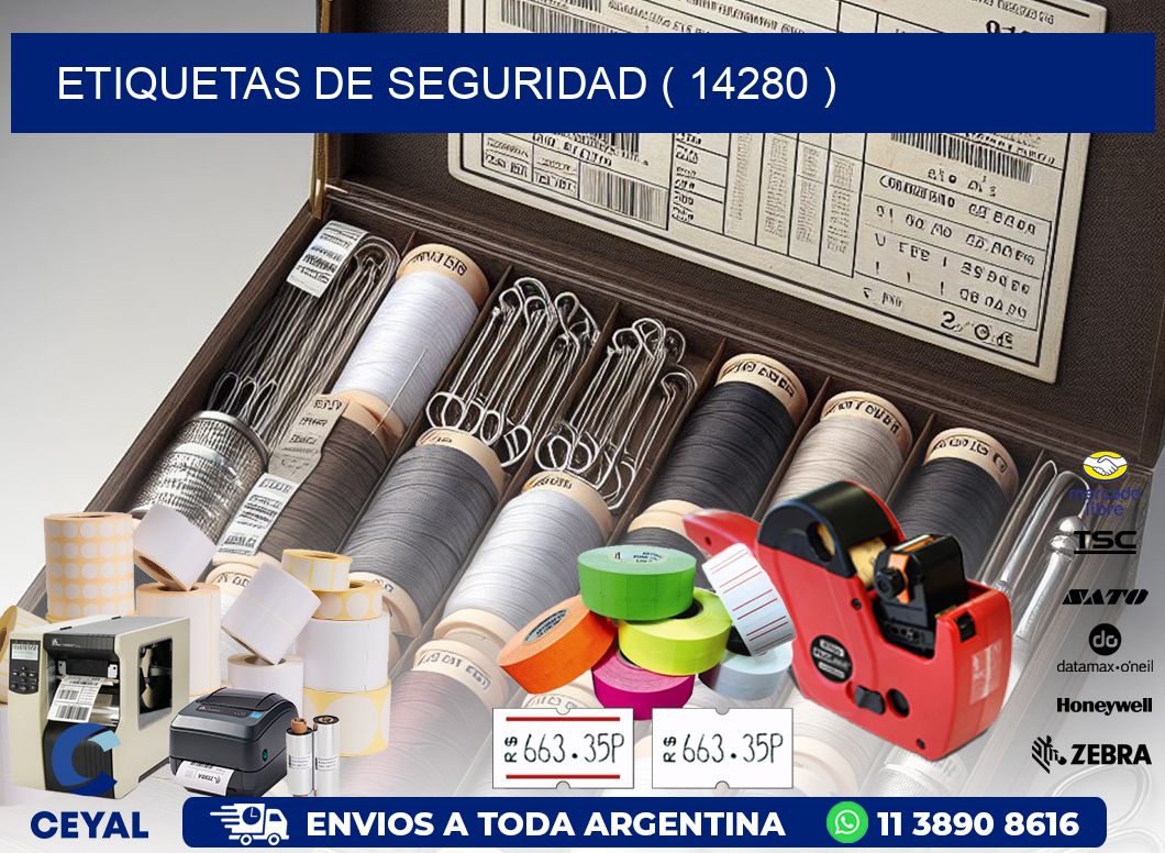 ETIQUETAS DE SEGURIDAD ( 14280 )