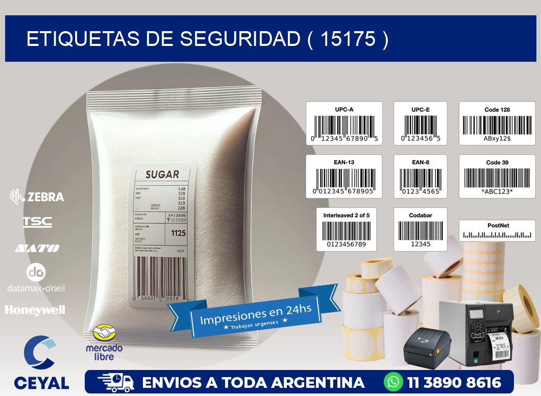 ETIQUETAS DE SEGURIDAD ( 15175 )