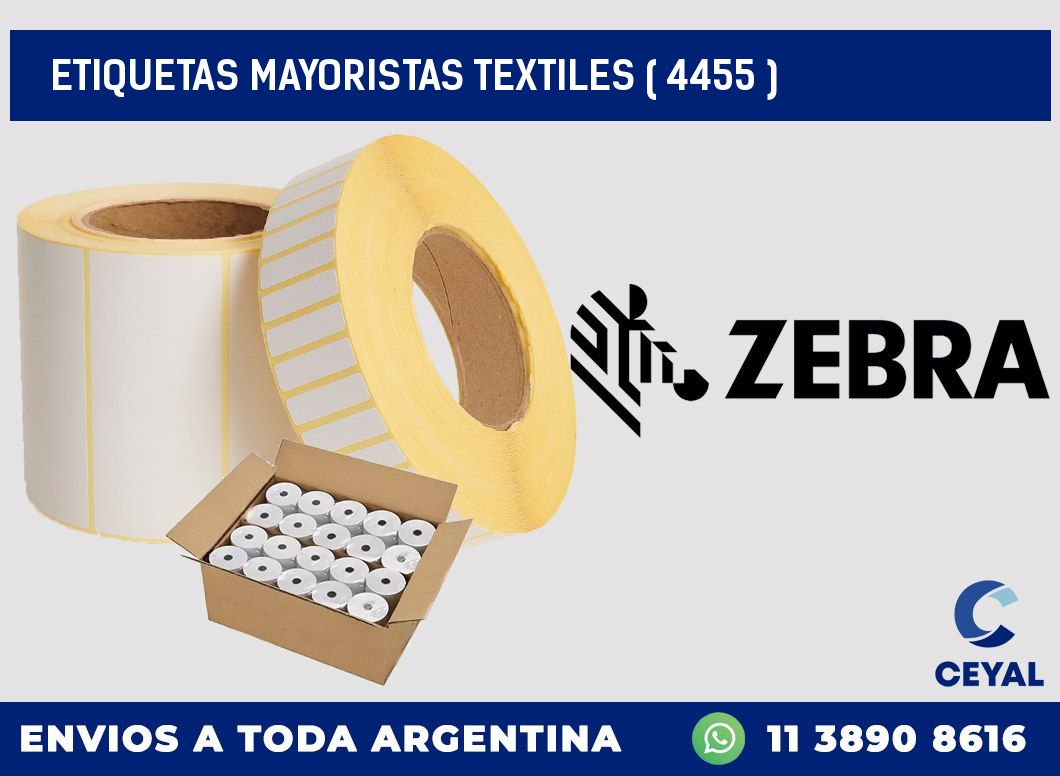 ETIQUETAS MAYORISTAS TEXTILES ( 4455 )