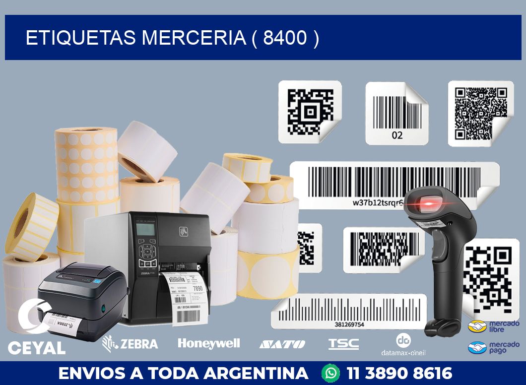 ETIQUETAS MERCERIA ( 8400 )