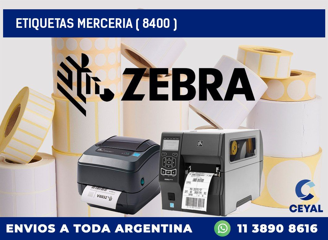 ETIQUETAS MERCERIA ( 8400 )