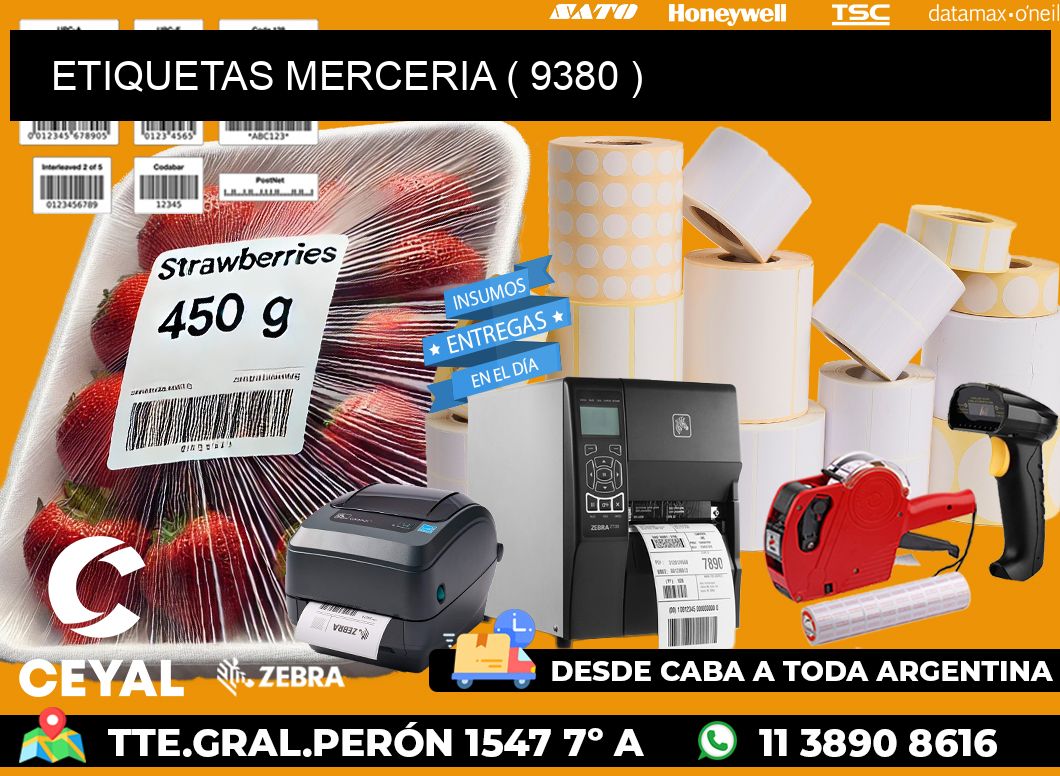 ETIQUETAS MERCERIA ( 9380 )