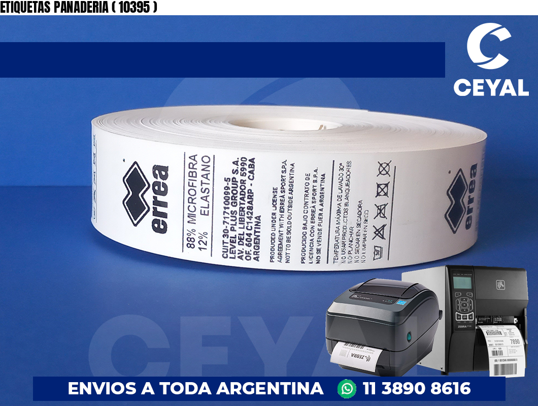 ETIQUETAS PANADERIA ( 10395 )