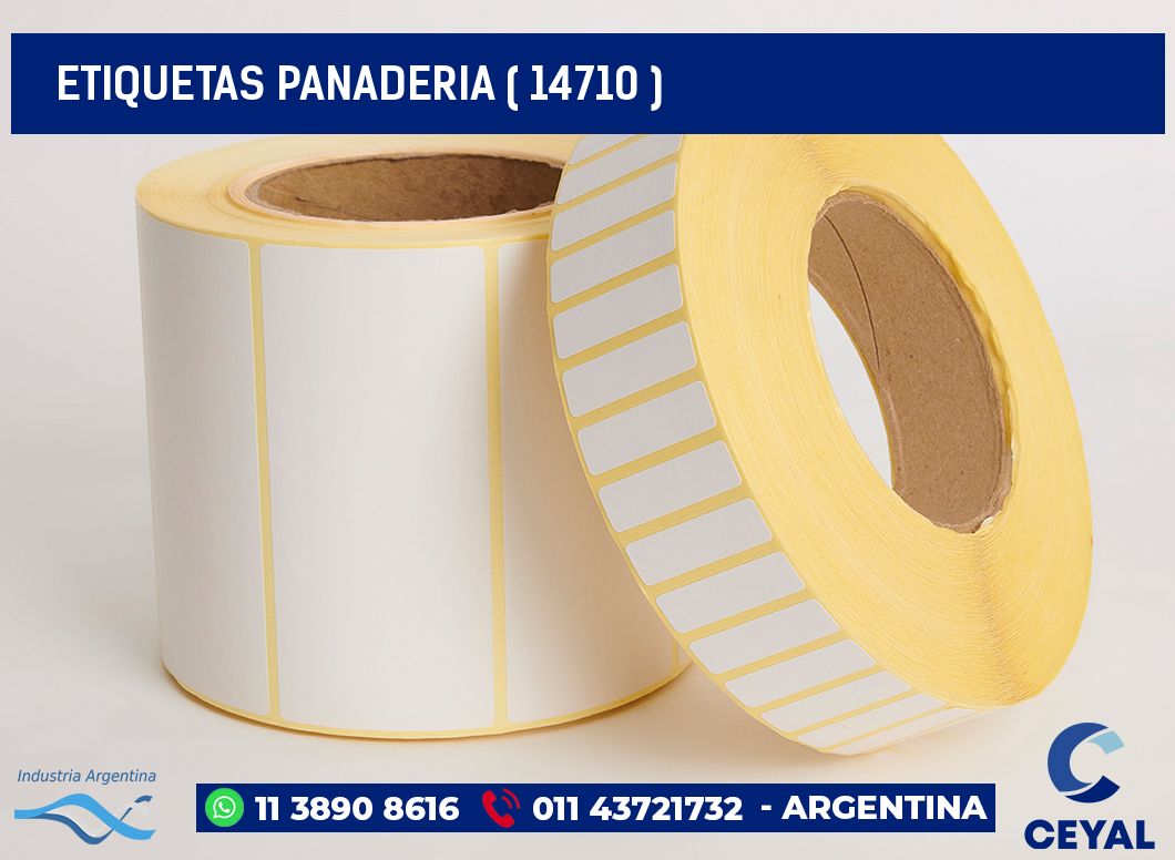 ETIQUETAS PANADERIA ( 14710 )