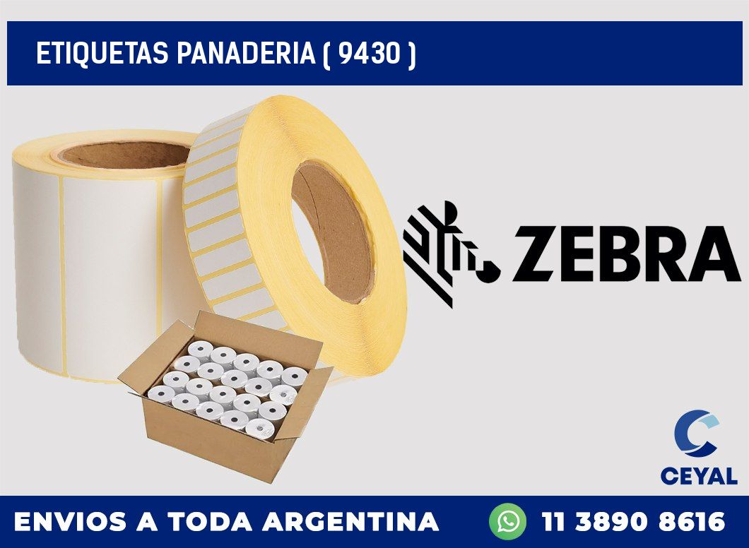 ETIQUETAS PANADERIA ( 9430 )